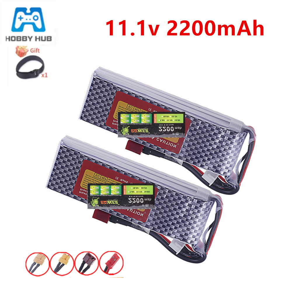 Drone Battery 3S - 3S 11.1V 35C Lipo Batterij 2200mAh