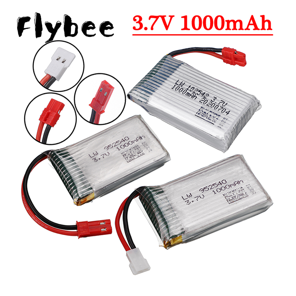Drone Battery Lipo - 3.7V 1000mAh Lipo-batterij voor Syma X5