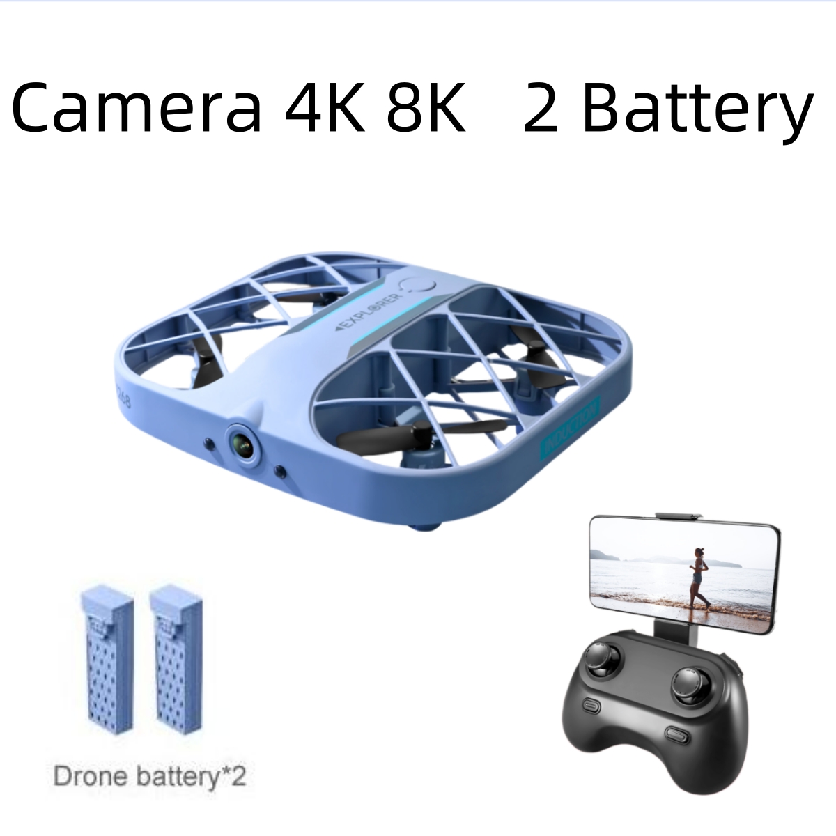 Drone Battery Box - JJRC H107 FPV RC Drone met