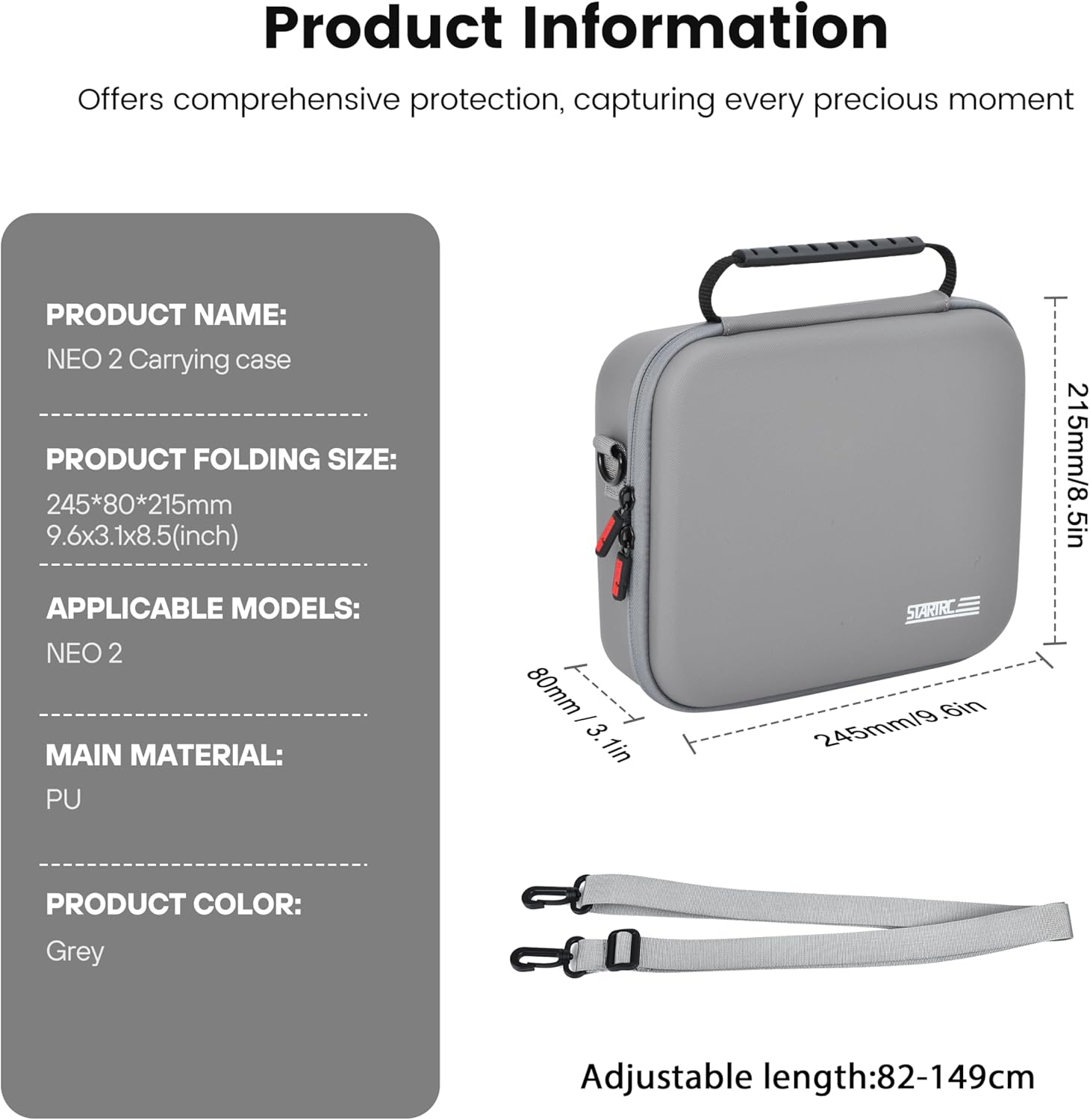 STARTRC Neo 2 draagbare PU-sch - Drone Battery Bag recensie en prijs