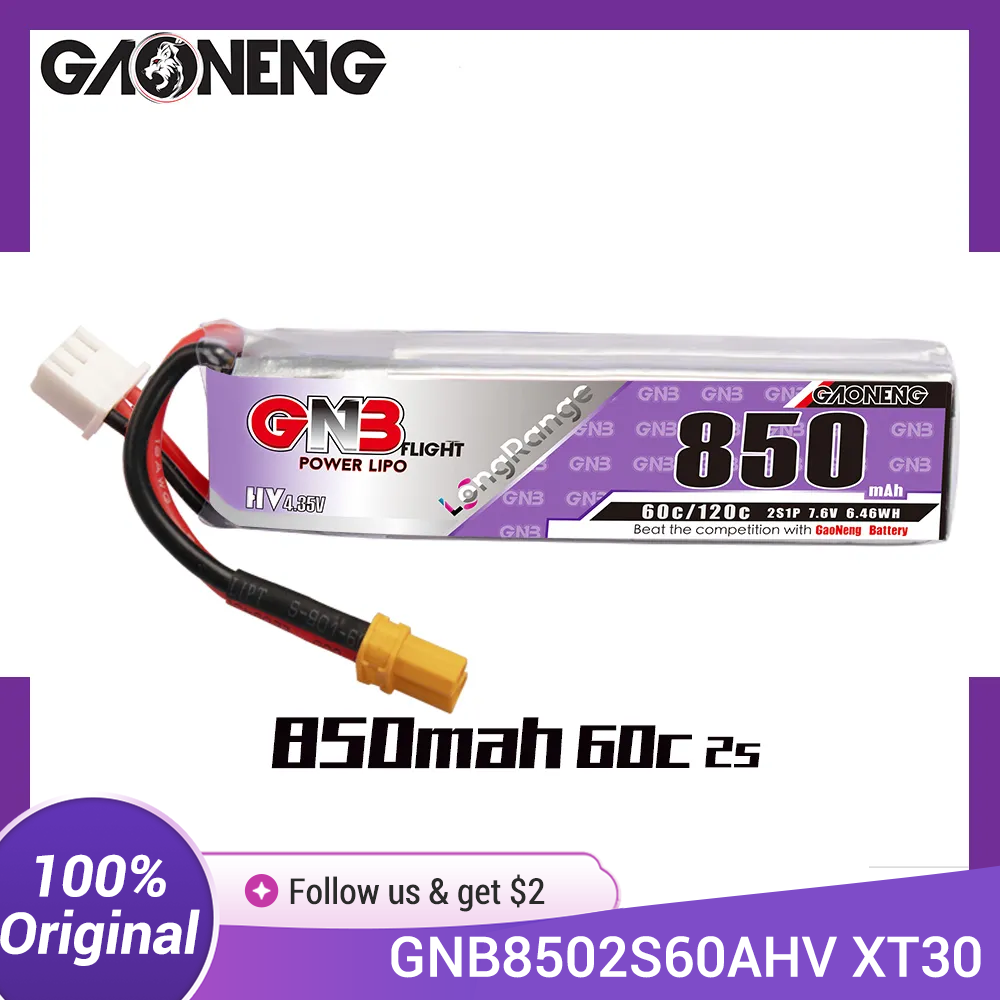 GAONENG GNB LiPo Batterij 850m - Drone Battery 3S recensie en prijs