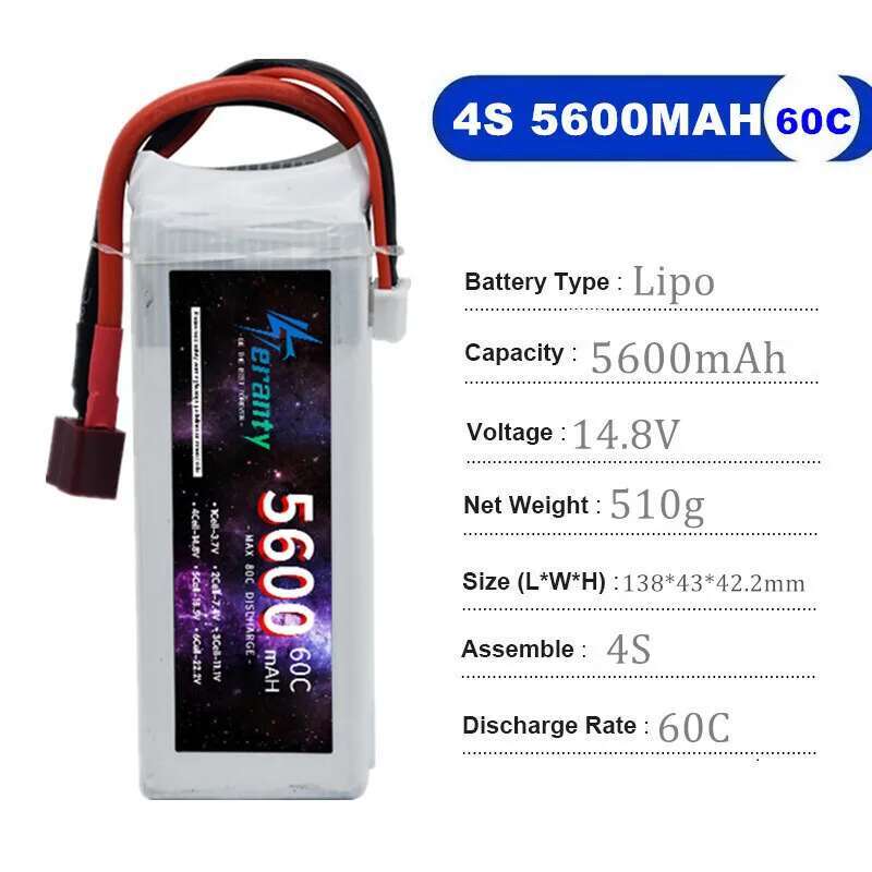 TERANTY 5600MAH 60C 2S 3S 4S 6 - Drone Battery 6S recensie en prijs